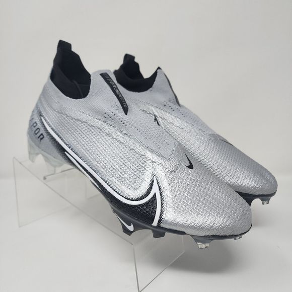 Nike Football Cleats Mens Silver Grey Vapor Edge Elite 360